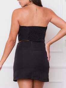 Women Two-Piece Outfits - 黑色 - 查看 4