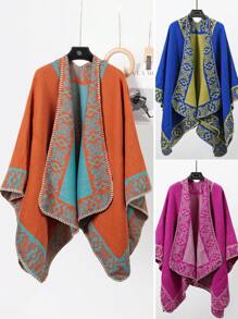 Khăn choàng cổ viền ren boho 1 chiếc dành cho nữ có khe hở cho trang phục đi du lịch, chụp ảnh & khăn choàng đẹp - Nhiều màu - Xem 1