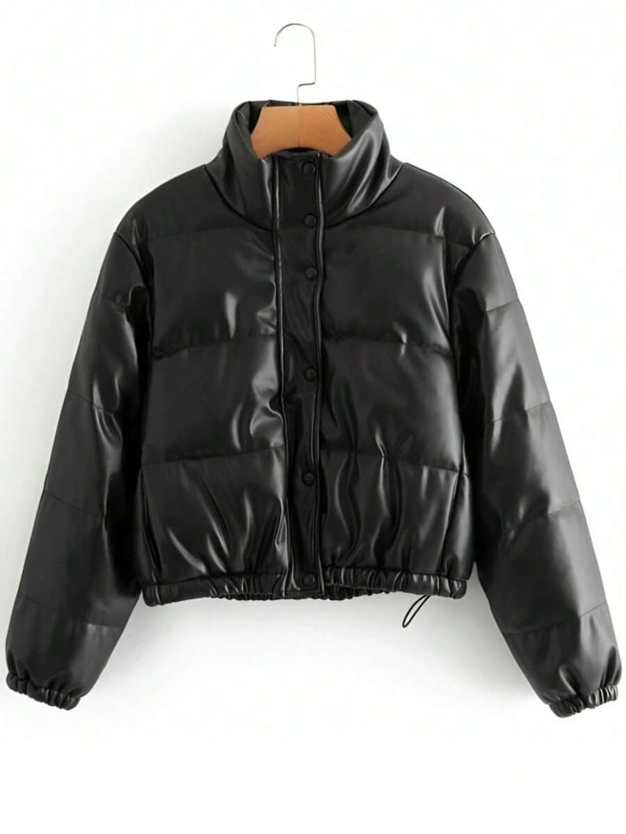 Women Down Coats - Black - View 1