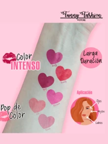 K POP KISS LIP TINT TINTA PARA LABIOS Y MEJILLAS - PINK UP - Multicolor - Ver 3