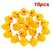 Little Yellow Duck Children Funny Water Play Toys Sounding Mini Duck Swimming Pool Floating Toys Kids Bathing Toys Gift For Kids