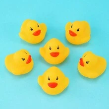 Little Yellow Duck Children Funny Water Play Toys Sounding Mini Duck Swimming Pool Floating Toys Kids Bathing Toys Gift For Kids