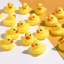 Little Yellow Duck Children Funny Water Play Toys Sounding Mini Duck Swimming Pool Floating Toys Kids Bathing Toys Gift For Kids