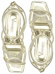 Vitrine shoes Women Heeled Sandals - 金色 - 查看 4