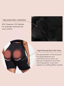Sports Outdoor 1pc Plus Size Abdominal Shapewear Panties High Waist Strong Thin Corset Shorts Sports, Fitness Underwear Shapepants