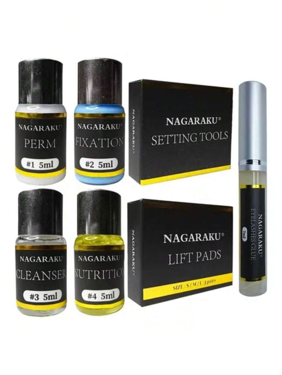 False Eyelashes - Black - View 1