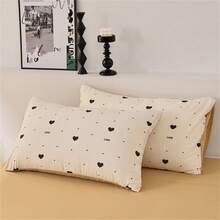 4pcs Cực mềm Màu thuần Bộ chăn ga gối ( Vỏ chăn Duvet , Khăn trải giường , 2X Vỏ gối ) Bốn phổ cập - Nhiều màu - Xem 6