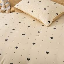 4pcs Cực mềm Màu thuần Bộ chăn ga gối ( Vỏ chăn Duvet , Khăn trải giường , 2X Vỏ gối ) Bốn phổ cập - Nhiều màu - Xem 5