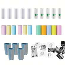 Mini Thermal Printer Sticker Paper, Mini Printer Sticker Paper 57 X 25mm, Mini Pocket Printer Sticker Paper For Instant Camera, Instant Camera Refill Mini Printer Paper Back To School - 57mmx25mm Thermal Paper - View 8
