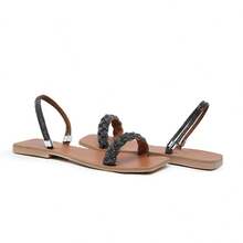 Women Flat Sandals - 玫瑰紅 - 查看 5