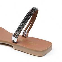 Women Flat Sandals - 玫瑰紅 - 查看 3