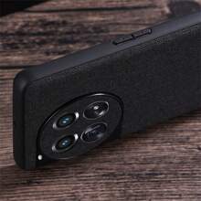 New Woven Fabric Texture Phone Case For Oneplus 12/11/Ace 2 Pro Flip Leather Phone Case Oneplus 11 - Black - View 7