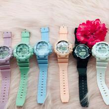 Reloj luminoso deportivo. Resistente al agua - Verde - Ver 3