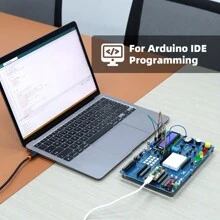 TSCINBUNY專業超輕ESP-32套件,適用於Arduino/Nano/ESP8266/RGB/ESP32全版本培訓編程入門電子套件,最暢銷的電子項目套件,附有手冊說明和代碼 - 杏色 - 查看 7
