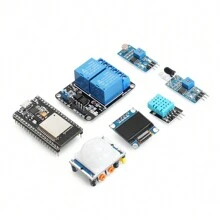 Kit de inicio TSCINBUNY ESP32 para programación de Arduino, kit de inicio electrónico talla grande vendido, esp-32 desarrollo de versión completa con instrucciones manuales y códigos - Albaricoque - Ver 4