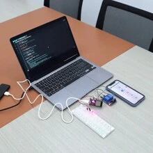 Kit de inicio TSCINBUNY ESP32 para programación de Arduino, kit de inicio electrónico talla grande vendido, esp-32 desarrollo de versión completa con instrucciones manuales y códigos - Albaricoque - Ver 8