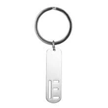 1 Miếng Không giới tính Thiết kế mới Thép không gỉ 26 Dài Vật rủ xuống Móc chìa khóa Với Xu hướng: Cắt giảm Chữ cái Đối với Học sinh Ba lô Đồ trang trí - Bạc - Xem 19