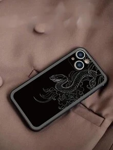 白色蛇紋線條印花防摔手機殼,精確位置處理孔位,適用於蘋果 Iphone 機種（p14promax、p13、p11、p12、xr、7/8/se2、x、p15）、三星 Galaxy 機種（s24、a03s、a03core、a04、a12、a13、a14、a21s、a22、a23、a24、a32、a33a34、a5、a51、a52、a53、a54、a71、a72、a73、s20fe、s21、s22）以及小米 Redmi 機種（redmi 9、redmi 9a、redmi 10a、redmi 10c、redmi Note9、redmi Note10、redmi Note11、redmi Note12、redmi12、redmi 12c） - 彩色 - 查看 3