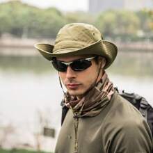 1 Mũ Chống Nắng Chống Thấm Nước Phong Cách Cao Bồi Unisex, Lý Tưởng Cho Đi Bộ Đường Dài, Câu Cá, Săn Bắn - A - Xem 6
