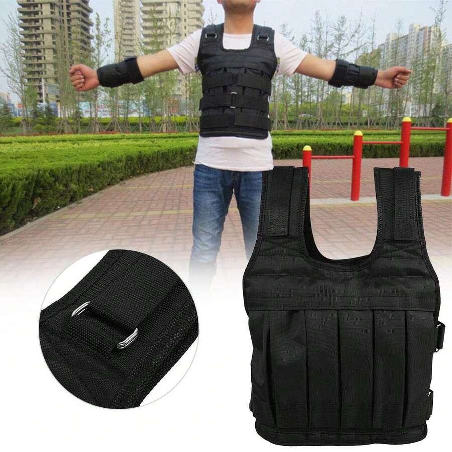 Weighted Vest, Weight Training Vest 50KG Sport Weighted Vest Workout Equipment Without Weights