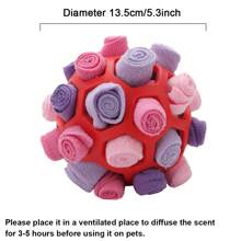 1pc Slow Feeding Snuffle Ball For Dogs, Pet Interactive Treat Dispensing Puzzle Toy, Iq Training And Slow Eating Feeder, Suitable For Small Dogs