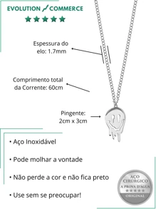 Men's Pendant Necklaces - 銀色 - 查看 4