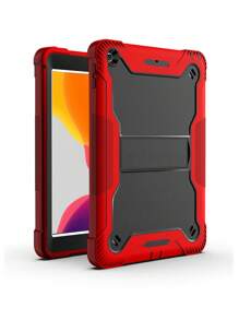 Red Transtek Warrior Robot Protective Case Compatible With IPad (Compatible With Some Models With Pencil Slot)