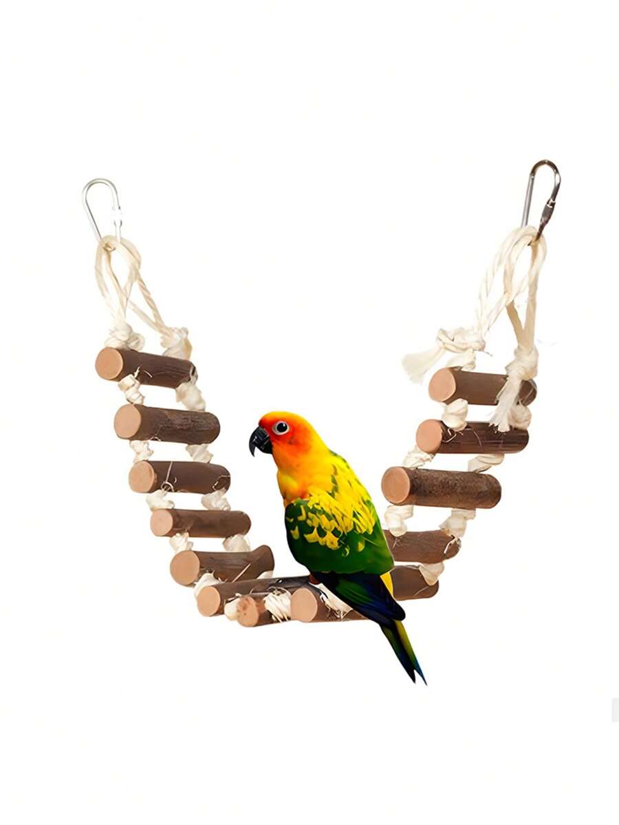 Lernspielzeug Für Papageien - Interaktives Fütterspiel Für Vögel Mit Holz-Design