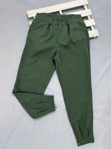 Women Pants - xanh quân đội - Xem 6
