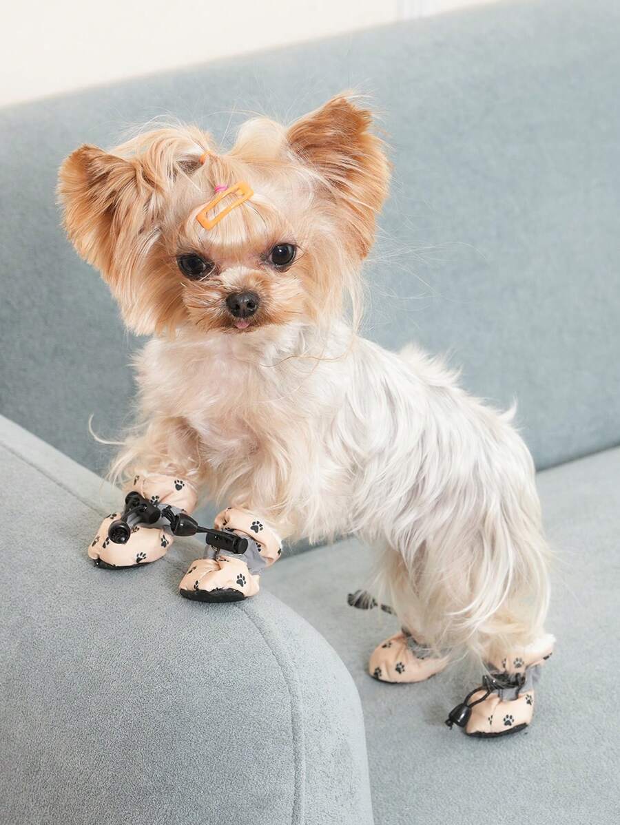 1 pieza Cubierta térmica forrada para mascotas con antideslizante para uso en interiores, incluye set de 4 piezas para mascotas - Multicolor - Ver 1