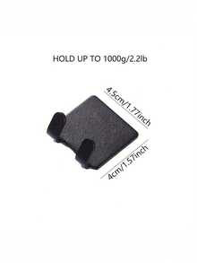 2pcs,Stylish And Convenient Bathroom Razor Holder - Keep Your Shaving Essentials Organized And Accessible - Black - View 3