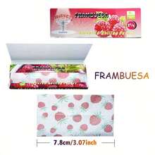 78MM Fruit Roll-Up Paper, Fruit Flavored Roll-Up Paper, Portable Roll-Up Paper, A Variety Of Collocation Can Be Selected - Raspberry + Mint - View 3