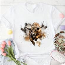 1 Miếng Aggressive Bò đực Con hươu Thú vật DIY Sắt Đính đá Quần áo Jackets Quần jean Hoạt bát Hình dán Đối với Quần áo - Nhiều màu - Xem 7