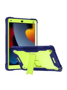 苹果黄绿色+深蓝色通用机器人设计平板电脑保护壳 - 黃色 - 查看 3