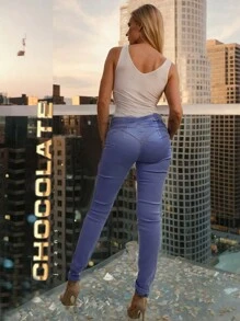 Chocolate Jeans Jeans chocolate Push up - Celeste - Ver 2