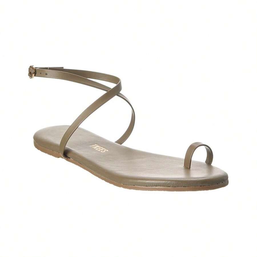 Tkees Phoebe Leather Sandal - Green - View 1