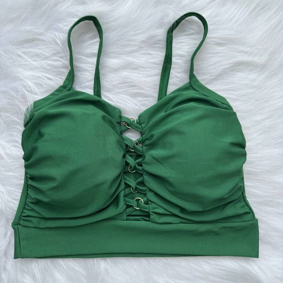 Women Tank Tops & Camis - Green - View 1