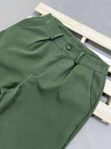 Women Pants - xanh quân đội - Xem 7