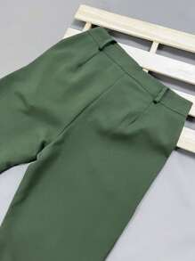 Women Pants - xanh quân đội - Xem 5