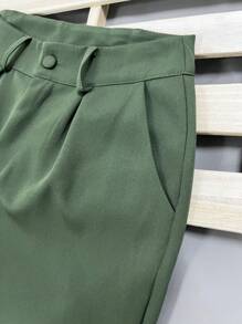 Women Pants - xanh quân đội - Xem 8