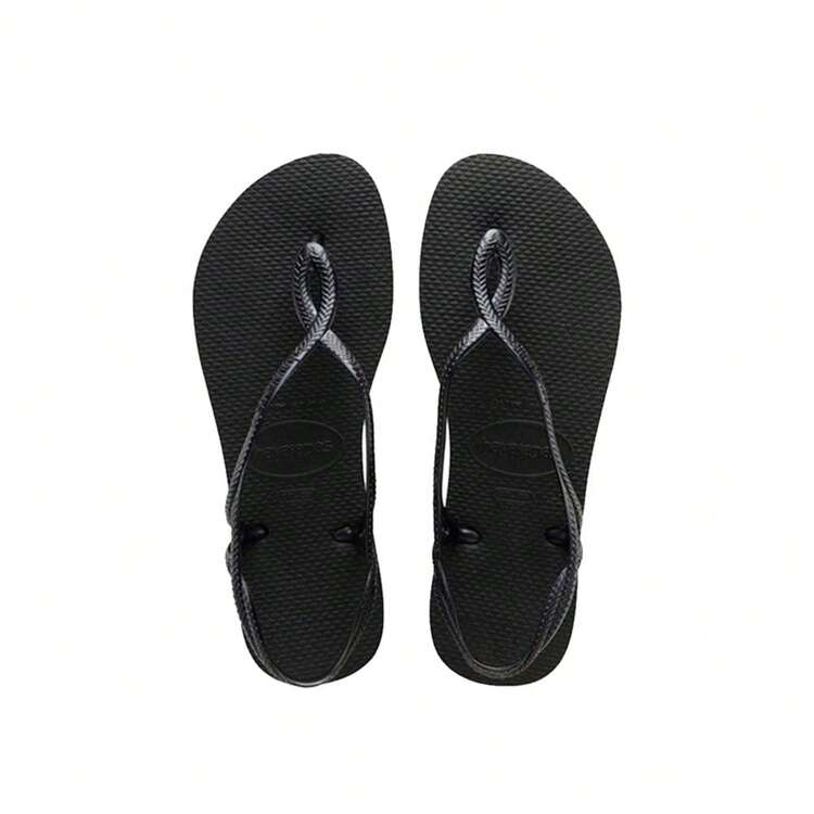 サンダル・ミュール HAVAIANAS Women Sandals 4129697 0090 BLACK Women's Luna Sandal Black | Havaianas