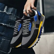 Men/Women's Retro Gingham Lace-Up Casual Sneakers, Non-Slip Outdoor Running Shoes