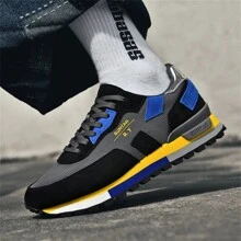 Men/Women's Retro Gingham Lace-Up Casual Sneakers, Non-Slip Outdoor Running Shoes