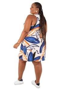 Plus Size Dresses - Camel - View 4