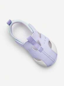 Balabala Kids Sports Sandals Boys And Girls Summer Breathable Non-Slip Comfortable Beach Shoes Purple