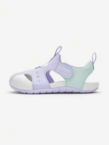 Balabala Kids Sports Sandals Boys And Girls Summer Breathable Non-Slip Comfortable Beach Shoes Purple
