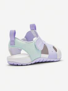 Balabala Kids Sports Sandals Boys And Girls Summer Breathable Non-Slip Comfortable Beach Shoes Purple