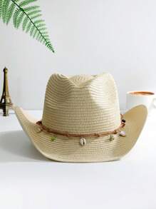 1 Miếng Không giới tính Màu hồng Tua Trang trí Boho Cô gái cao bồi Mũ Mũ Rơm Visor Nón cao bồi Mũ đi biển Cho bữa tiệc - Nhiều màu 4 - Xem 15