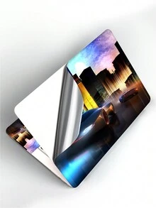 1套印花筆記本貼紙，適用於15英寸筆記本電腦，彩色貼紙，適用於Apple Pro 15.6英寸保護膜，Hp，Dell，Huawei Matebook，保護貼紙套 - 彩色 - 查看 5