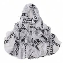 1 Miếng Của phụ nữ Mới Đúng mốt Thoáng đãng Khăn quàng cổ Với Kích thước lớn ( 175*70cm ) , Văn học & Phong cách Vintage Đầy màu sắc Hoa & Thiết kế ngọc trai , Gầy , Thoáng khí Và Mềm mại Chiffon Chất vải , Kem chống nắng Khăn đi biển , Phong cách Bohemian Đúng mốt Dây buộc tóc , Đồ trang trí Khăn quàng cổ Và Khăn choàng Đối với Giải trí , Ngày đêm , Ngoài trời , Du lịch Và Qủa tặng Đối với 2024 - Nhiều màu - Xem 18